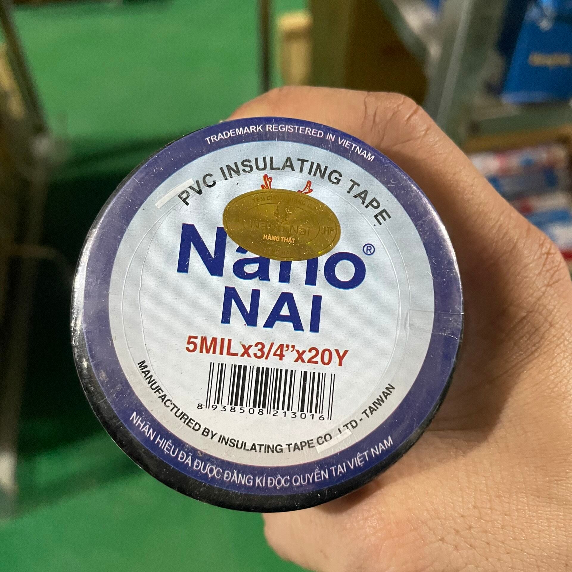 Băng Keo Điện Nano ĐEN, Băng Keo Đen Cách Điện, Co Giãn Và Siêu Dai, Độ Bám Dính Tốt