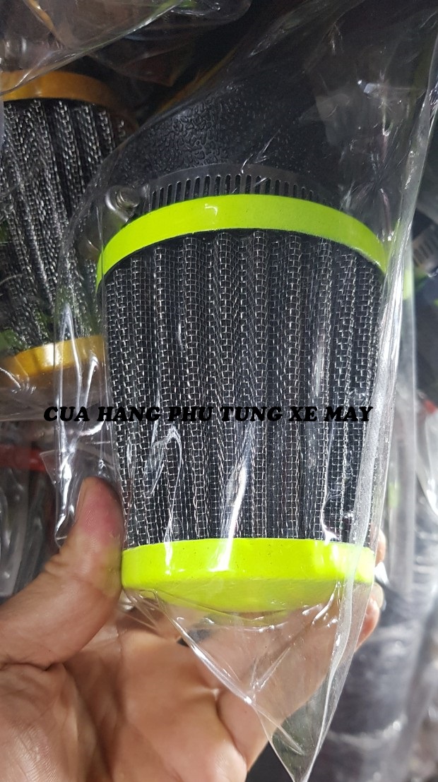 Pô e (lọc gió) tăng tốc trụ lưới gắn cho bình xăng bông mai