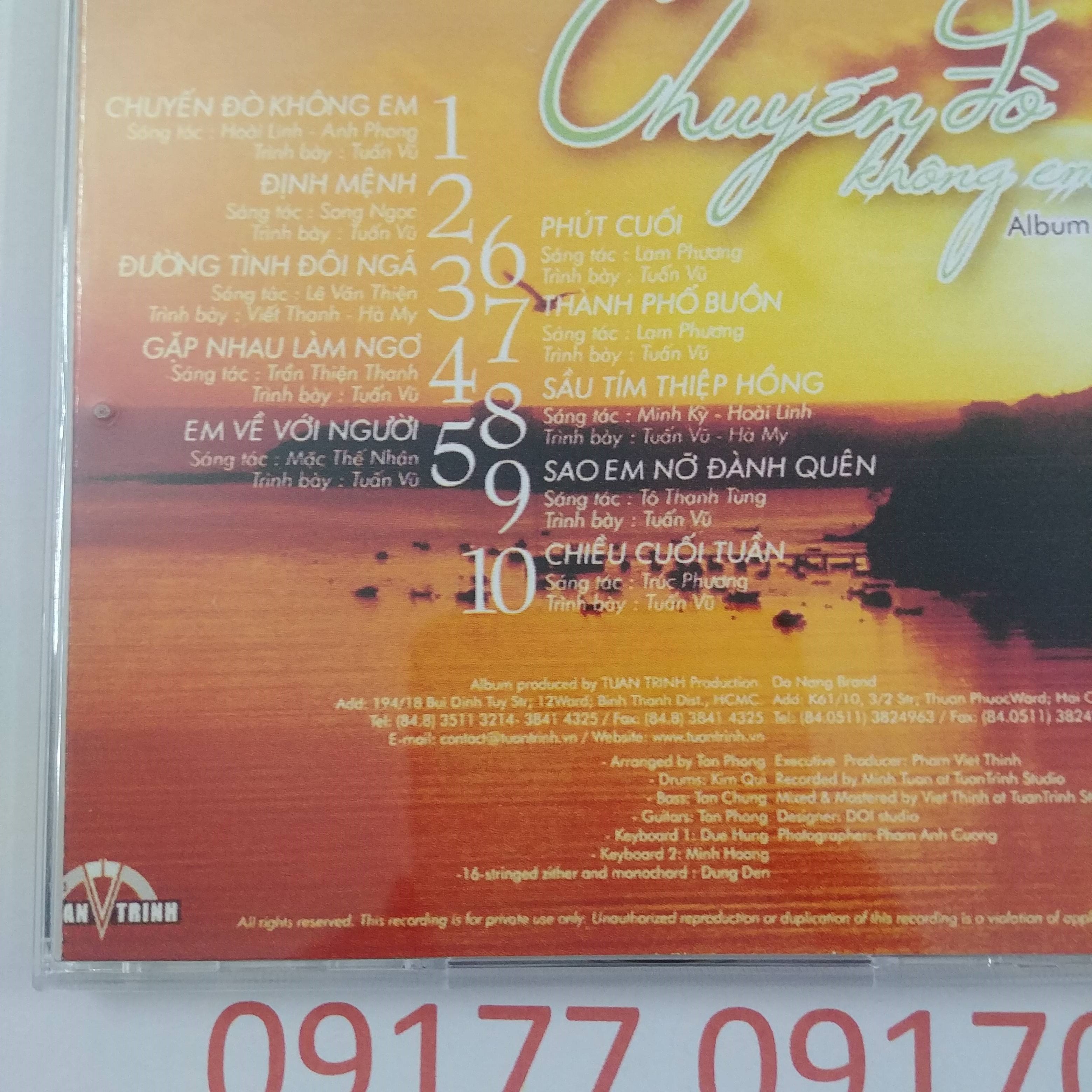 [HCM]CD Chuyến Đò Không Em - Tuấn Vũ