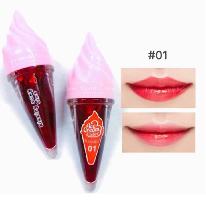 Son tint lì màu lâu trôi sasimi hình que kem siêu dễ thương – sa926