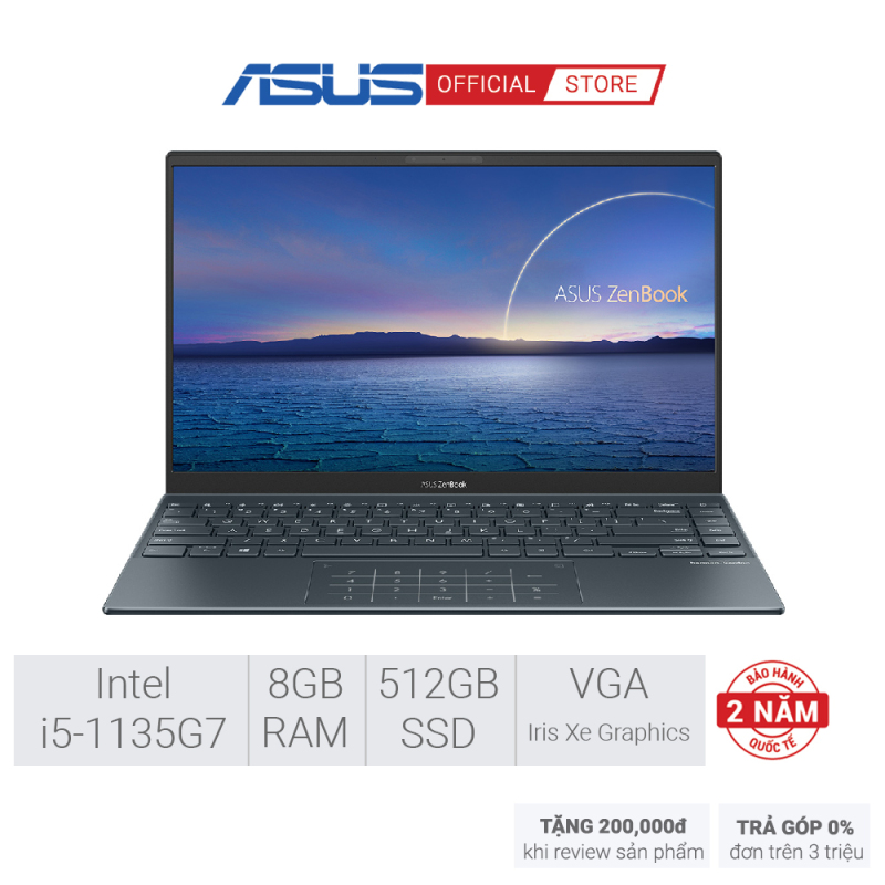 Bảng giá Laptop ZENBOOK ASUS UX425EA-BM069T | i5-1135G7 | 8GB | 512GB | Iris Xe Graphics | 14 FHD | Win 10 Phong Vũ