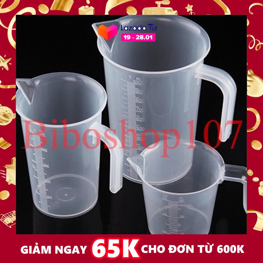 Ca đong nhựa chia định lượng 1000ml (mẫu mới)