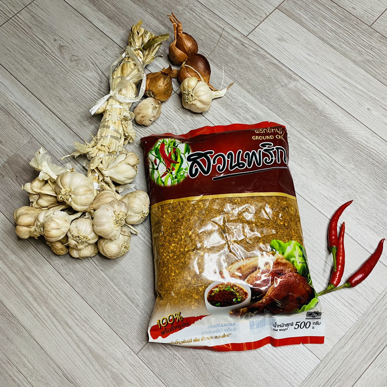 Ớt bột Thái Lan loại 500g nguyên chất