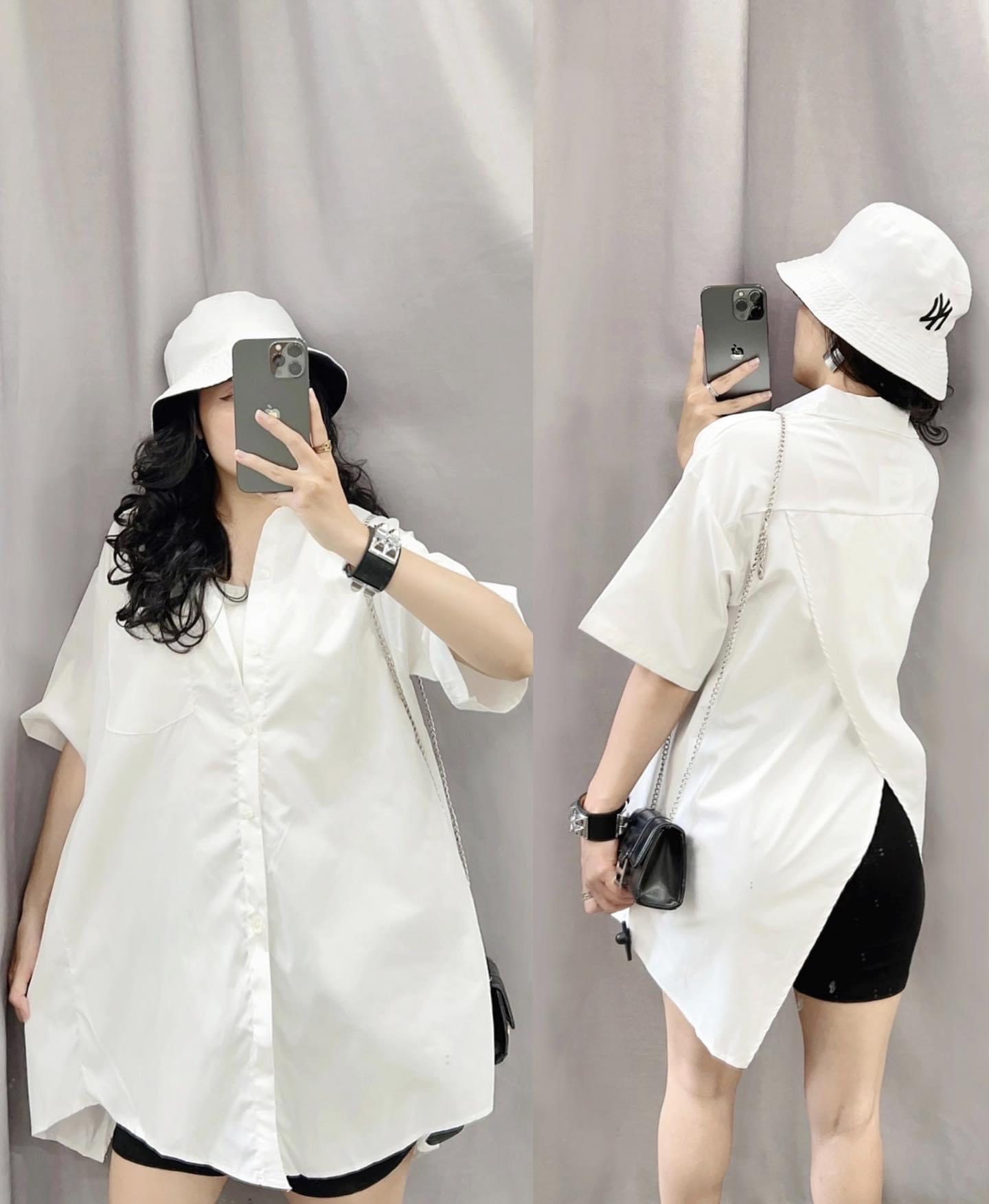 Sơ mi xẻ lưng BIGSIZE (60kg đến 98kg) - A20 - [JULY Bigsize]