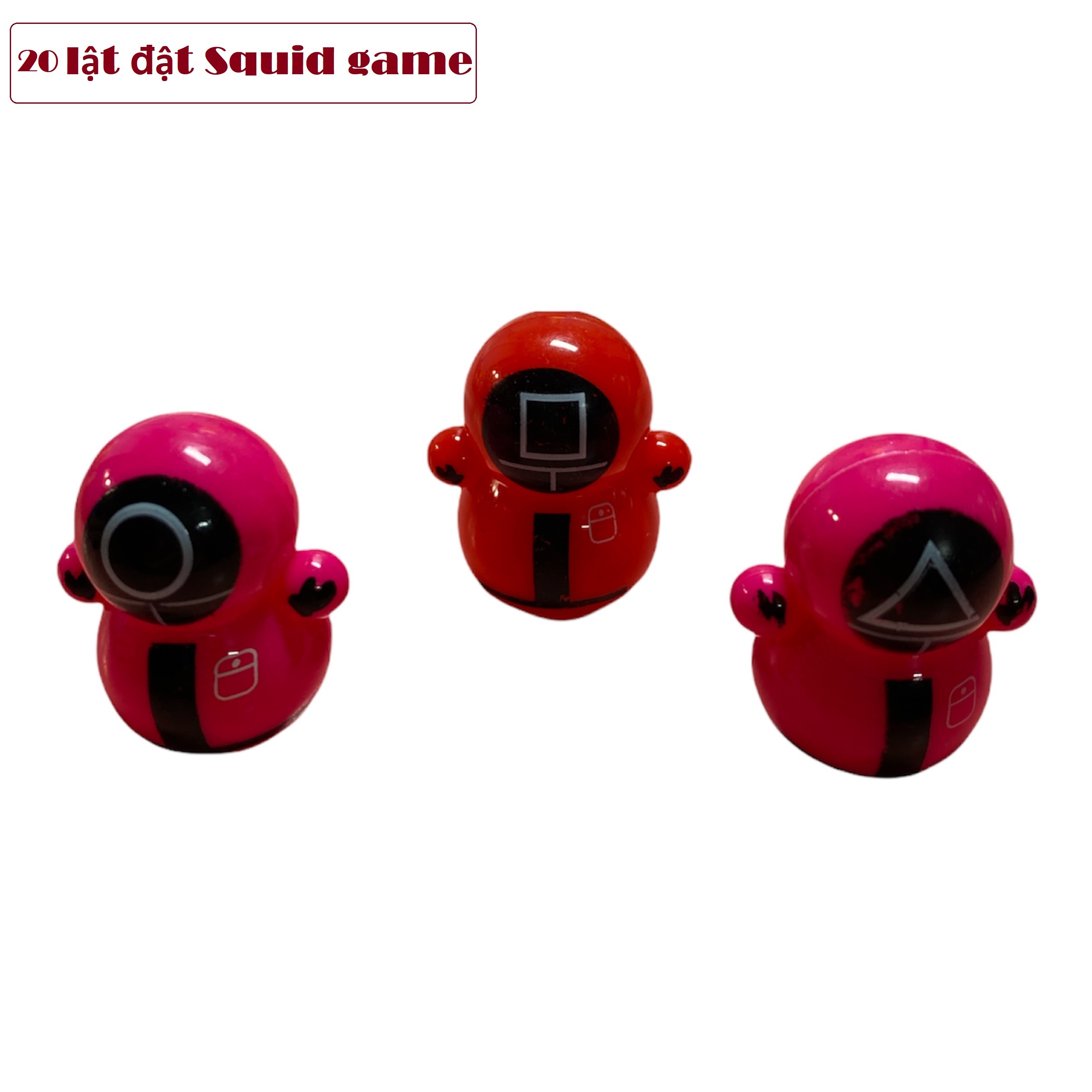 Lật Đật Mini , lật đật mô phỏng nhân vật Squid games -  Lật Đật Mô Hình Trò Chơi Con Mực 2021 Cho Mọi Lứa Tuổi