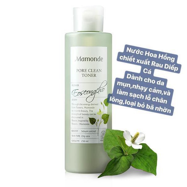 Nước Hoa Hồng Toner Mamonde 250Ml