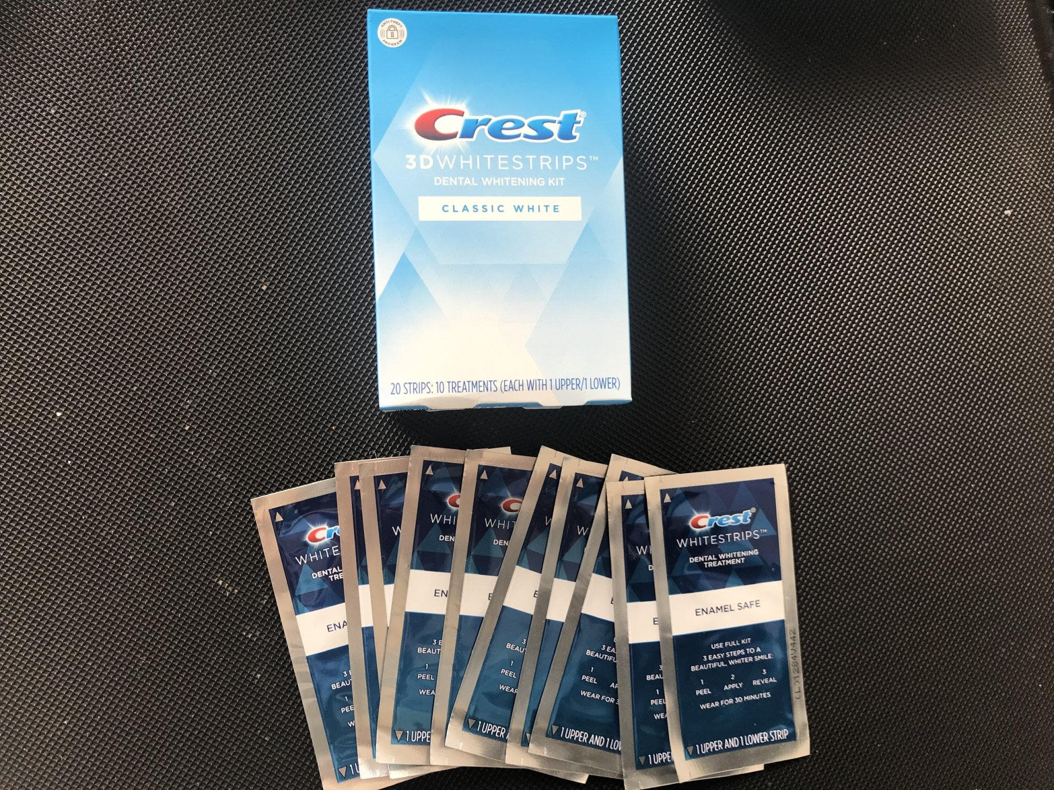 [ Tách lẻ ] Miếng dán trắng răng Crest 3D Whitestrips nhiều loại