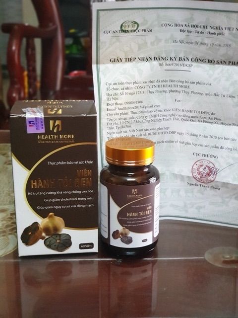 VIÊN HÀNH TỎI ĐEN HEALTH MORE