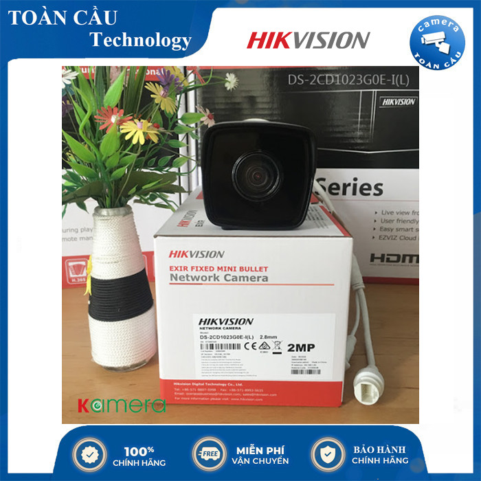 [HCM][100% CHÍNH HÃNG]Camera IP Hikvision DS-2CD1023G0E-I(L) - Camera Toàn Cầu