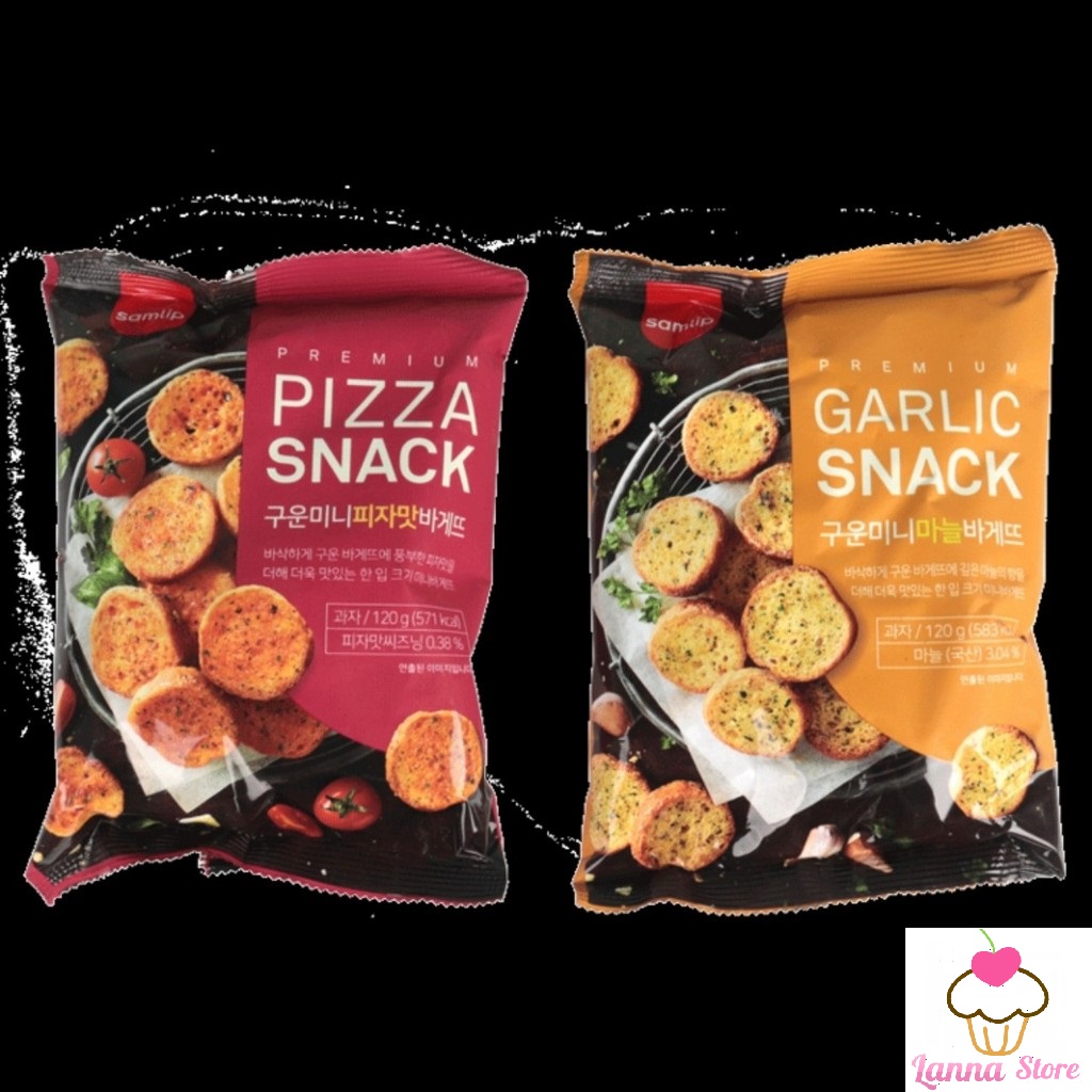 [HCM]Snack bánh mì SAMLIP gói 120gram - Hàn Quốc
