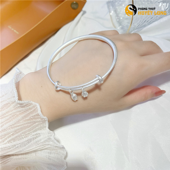 Vòng Tay Bạc Nữ s925 Kiểu Đơn Giản, Lắc Bạc Nữ Cao Cấp Thời Trang, Vòng Đeo Tay Bạc Hàn Quốc