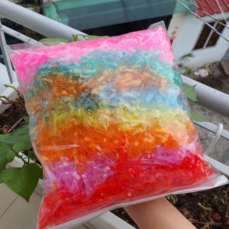 Chun Cột Tóc Đen Và Nhiều Màu Siêu Dai - loli