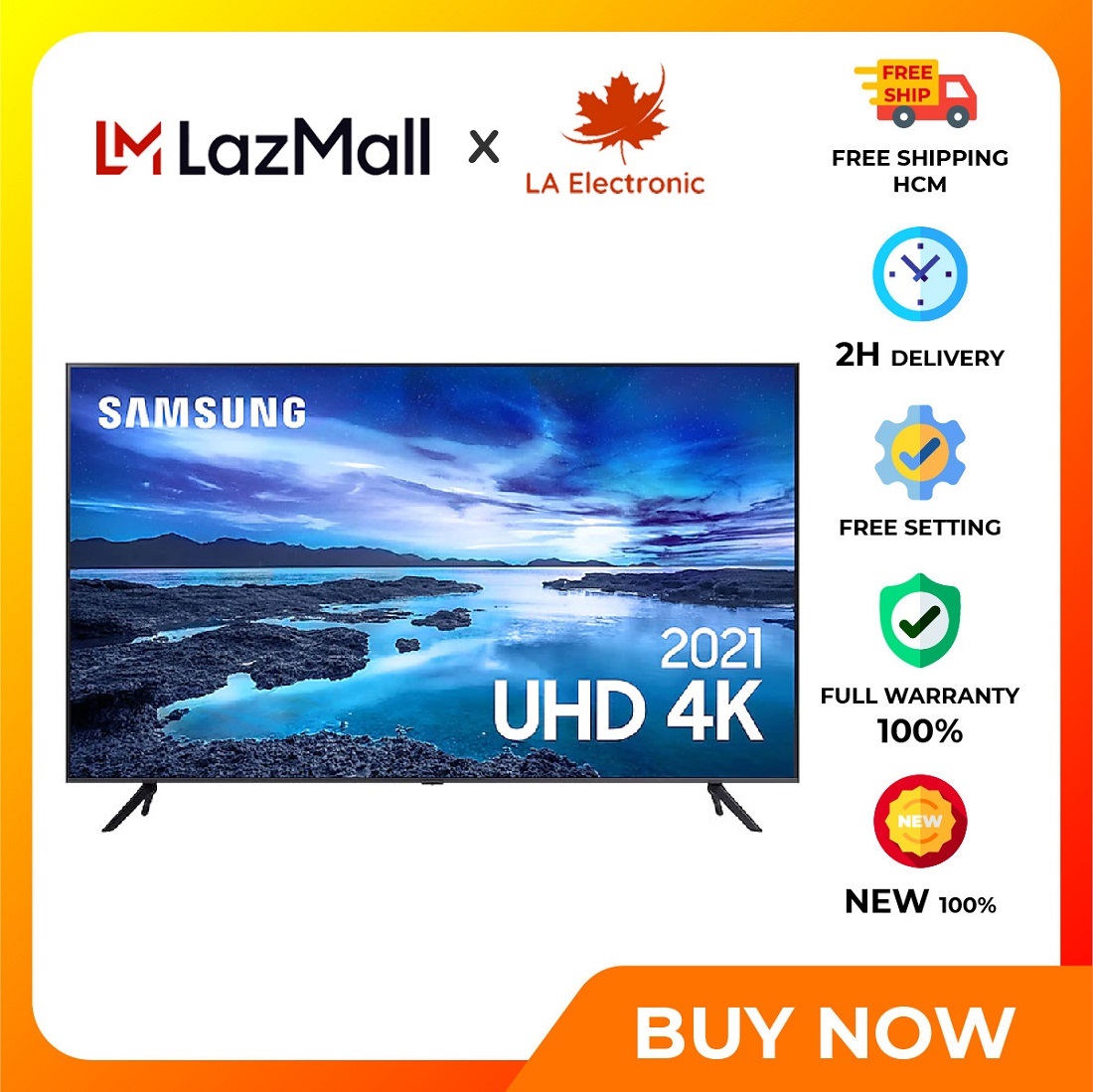 55au7700 - smart tivi samsung 4k 55 inch ua55au7700 - miễn phí vận chuyển hcm - one remote đa nhiệm nhỏ gọn, hệ điều hành tizenos 6.0