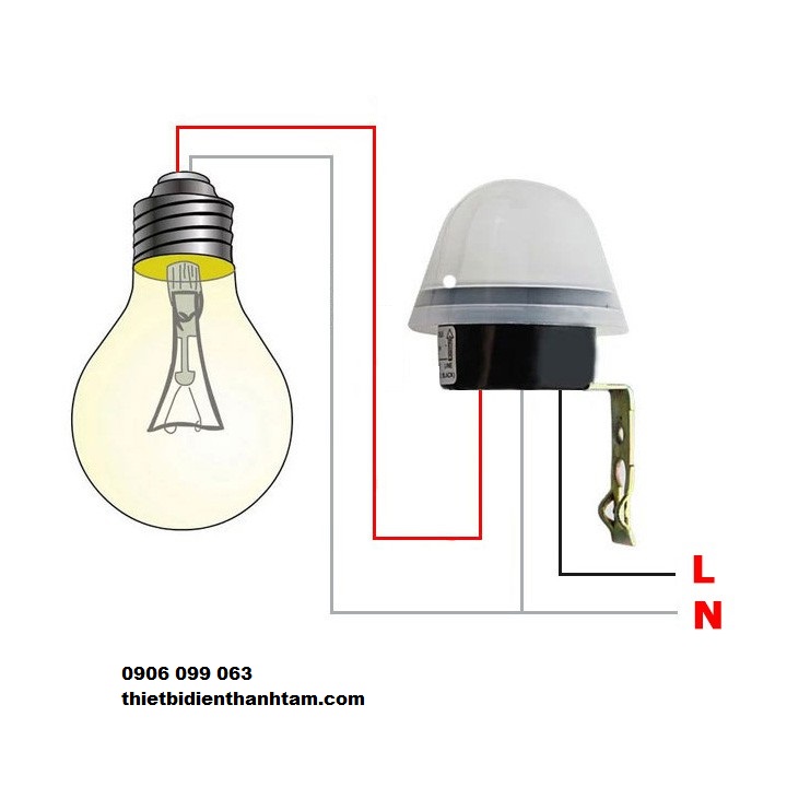 Công tắc cảm biến ánh sáng 220v 10a as-20