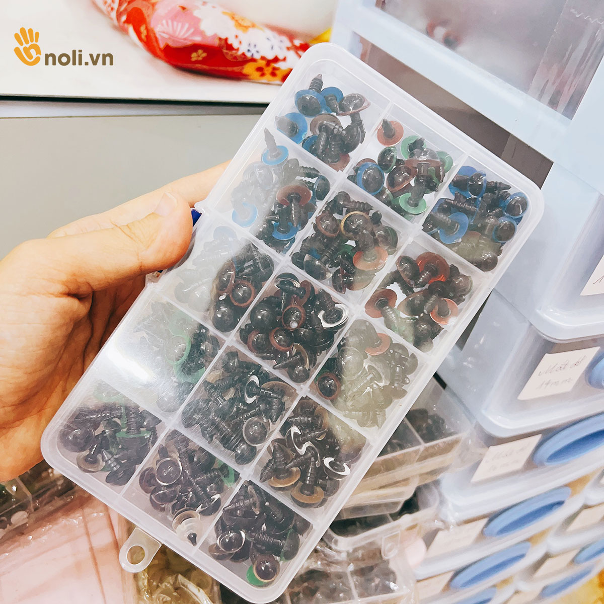 Colorful Safe Animal Eye Box - 264 pcs