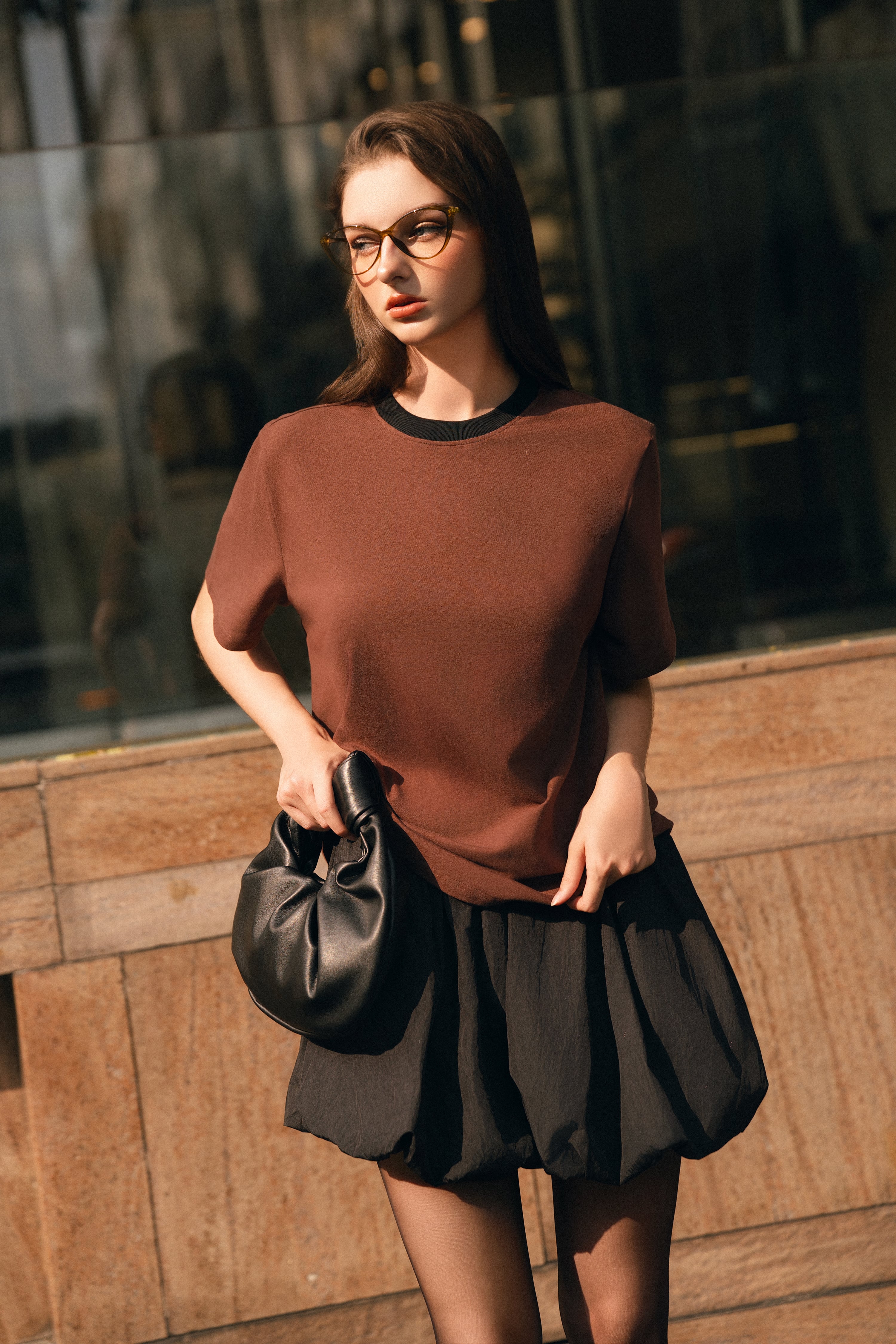 Voucher siêu sale 15% OLV - Áo thun đi chơi Jesse Basic T Shirt