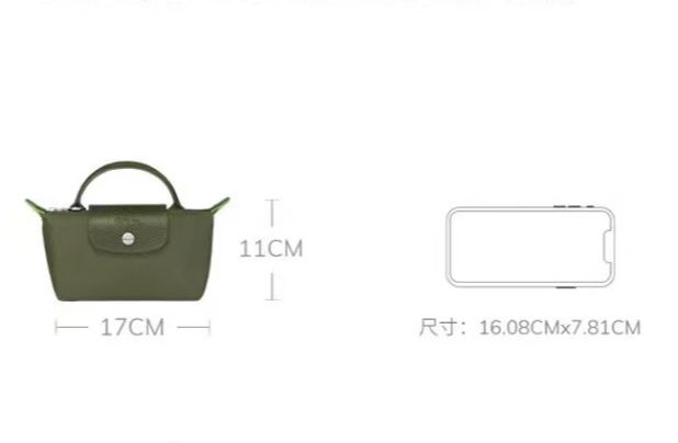 LongChamp original authentic 34175 089 919 series mini jiaozi handbag Does not include paper dust bag