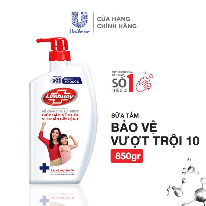 Sữa Tắm Lifebuoy 850g