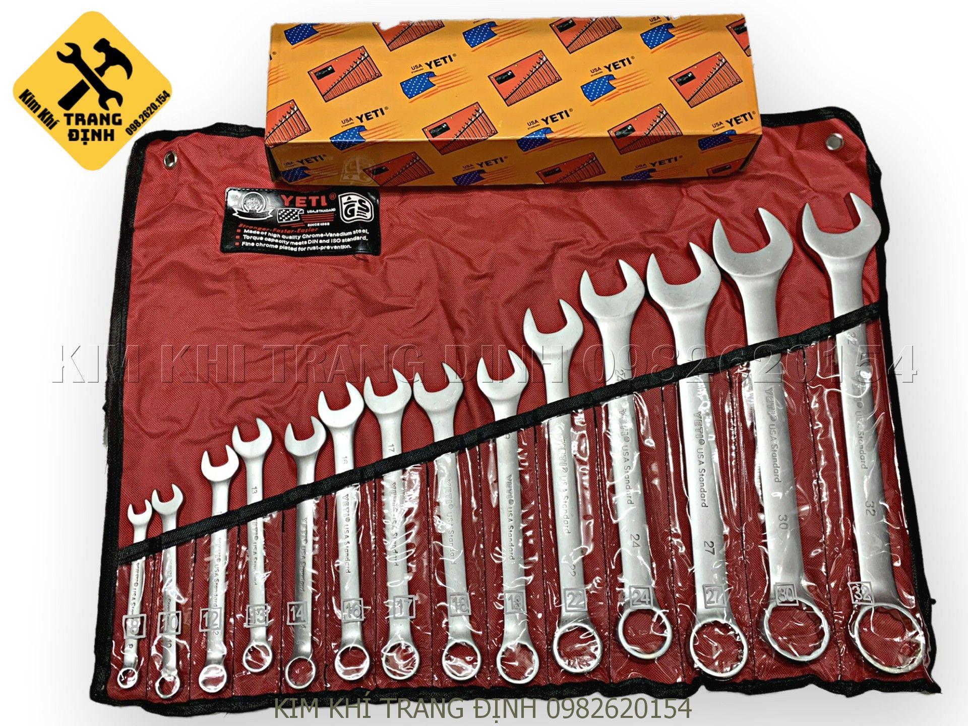 Bộ Cờ Lê Vòng Miệng 8- 32 Cao Cấp 14 Chi Tiết