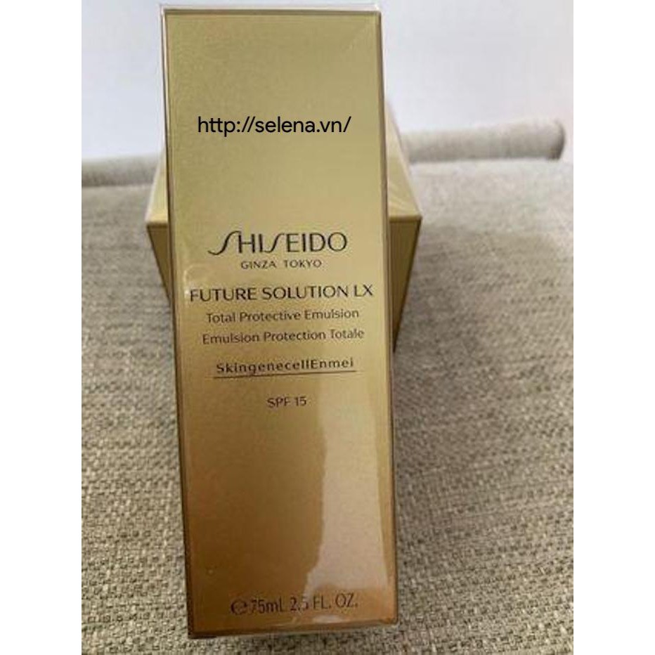 [CHÍNH HÃNG] Sữa dưỡng ban ngày Shiseido Future Solution Lx Total Protective Emulsion E 75ml