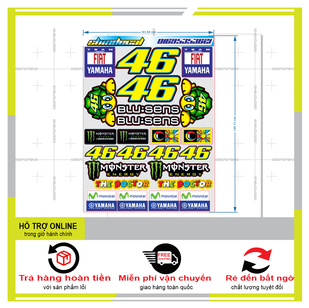 LOGO STICKER CON RÙA 08