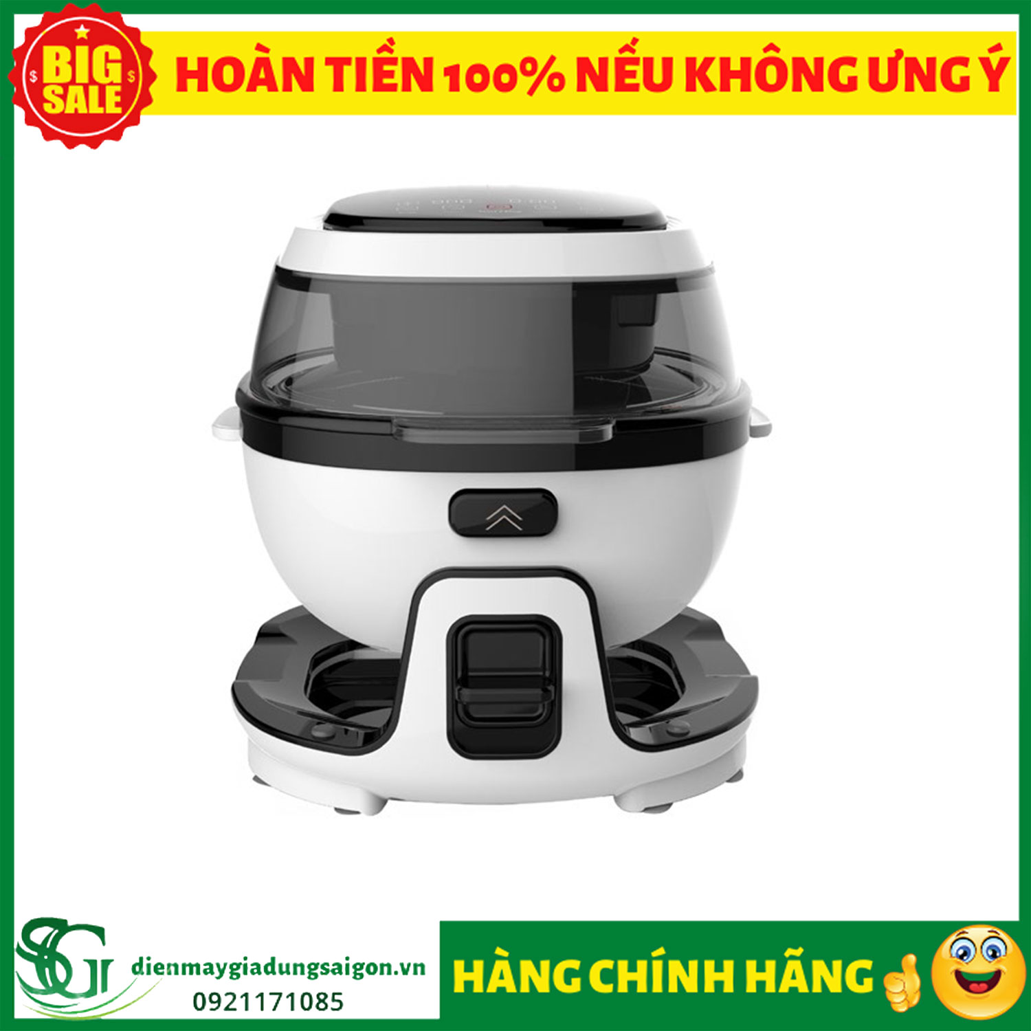 [HCM]NỒI CHIÊN KHÔNG DẦU CANZY CZ-KW07
