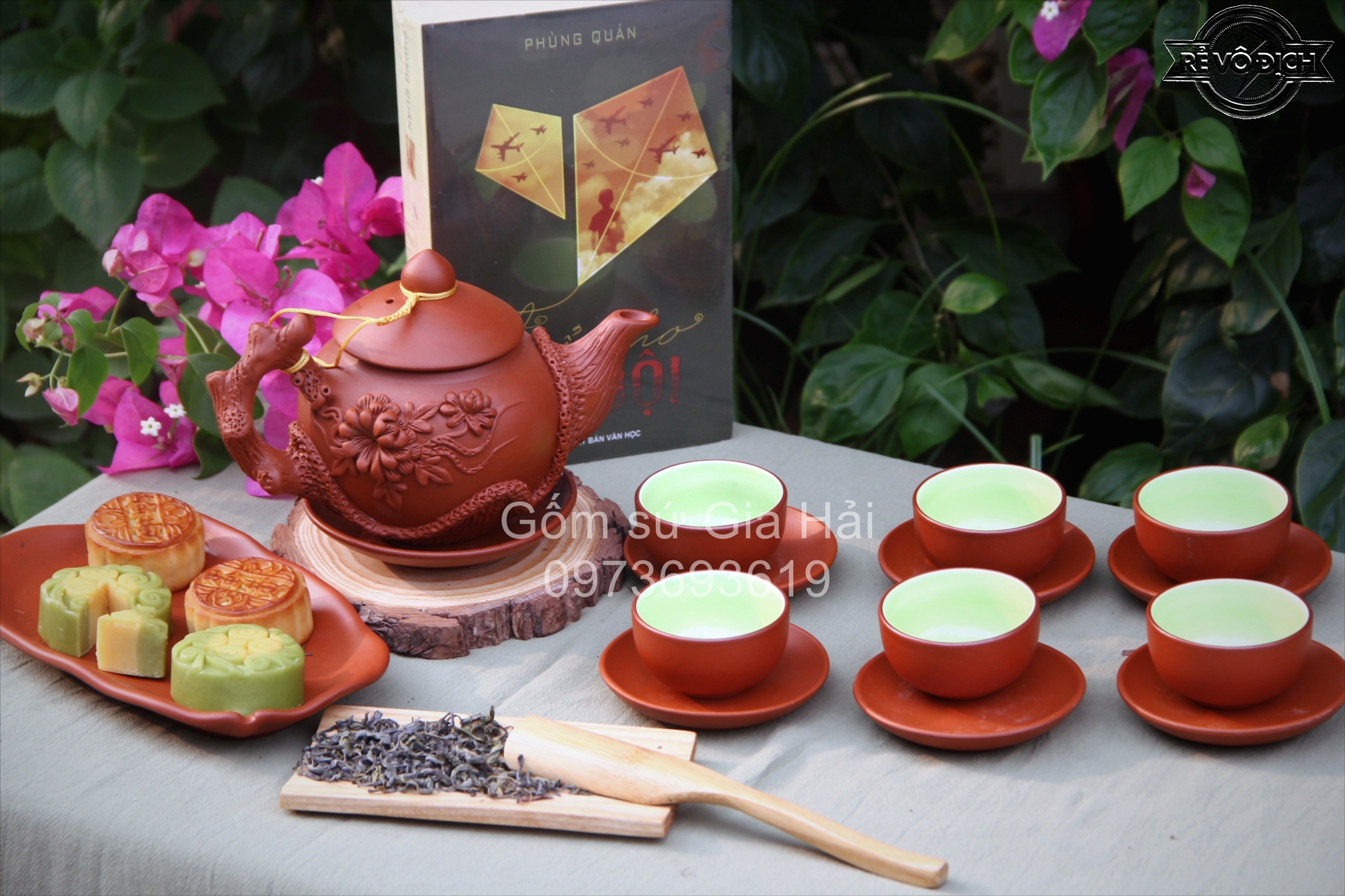 Ấm chén tử sa Bát Tràng