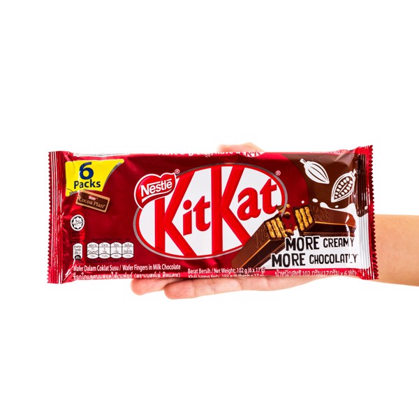 Bánh Kitkat 6 Thanh 2F (B/F) (6x17g) - Cocoa Nestle