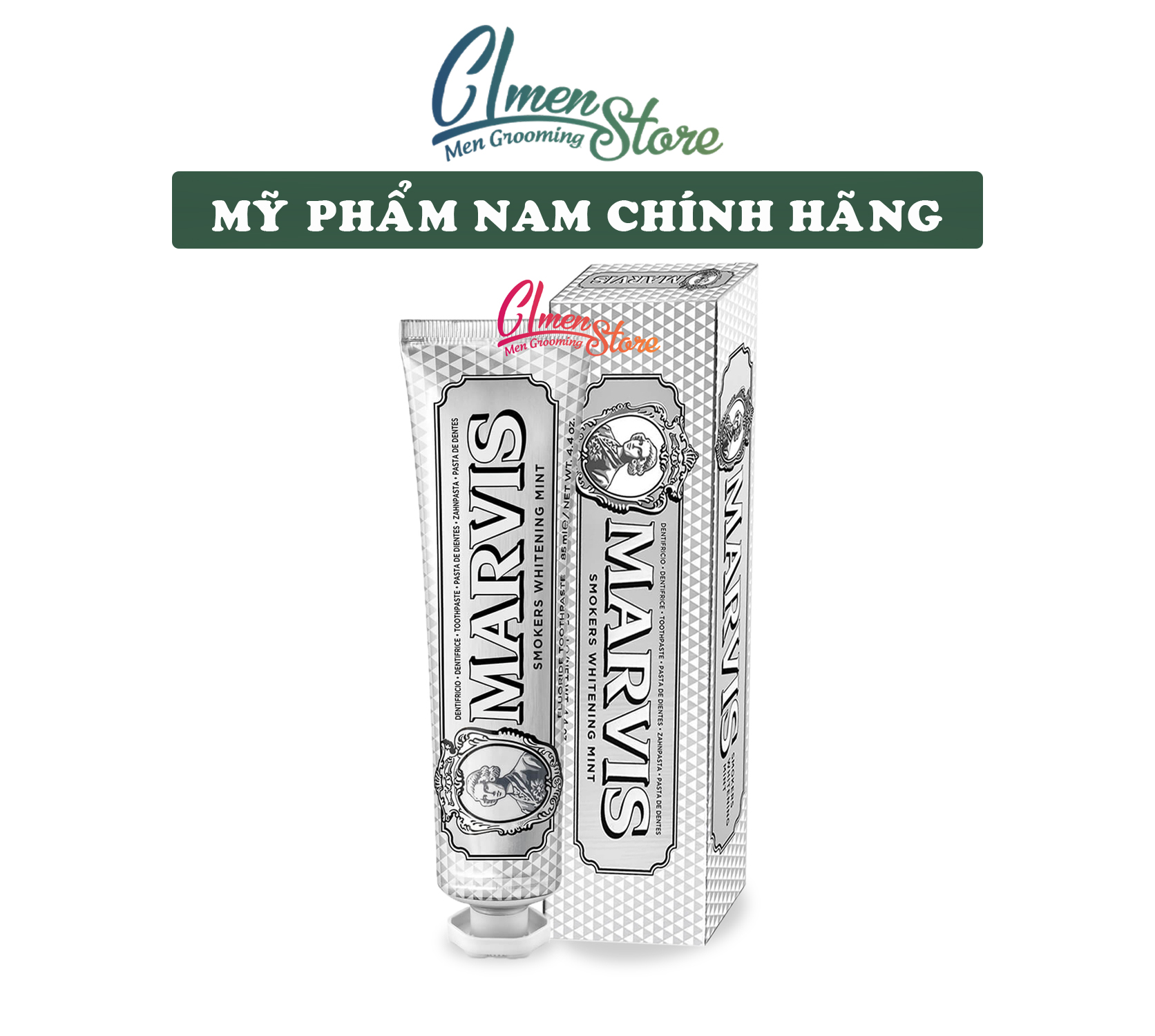 Kem Đánh Răng Marvis Smokers Whitening Mint