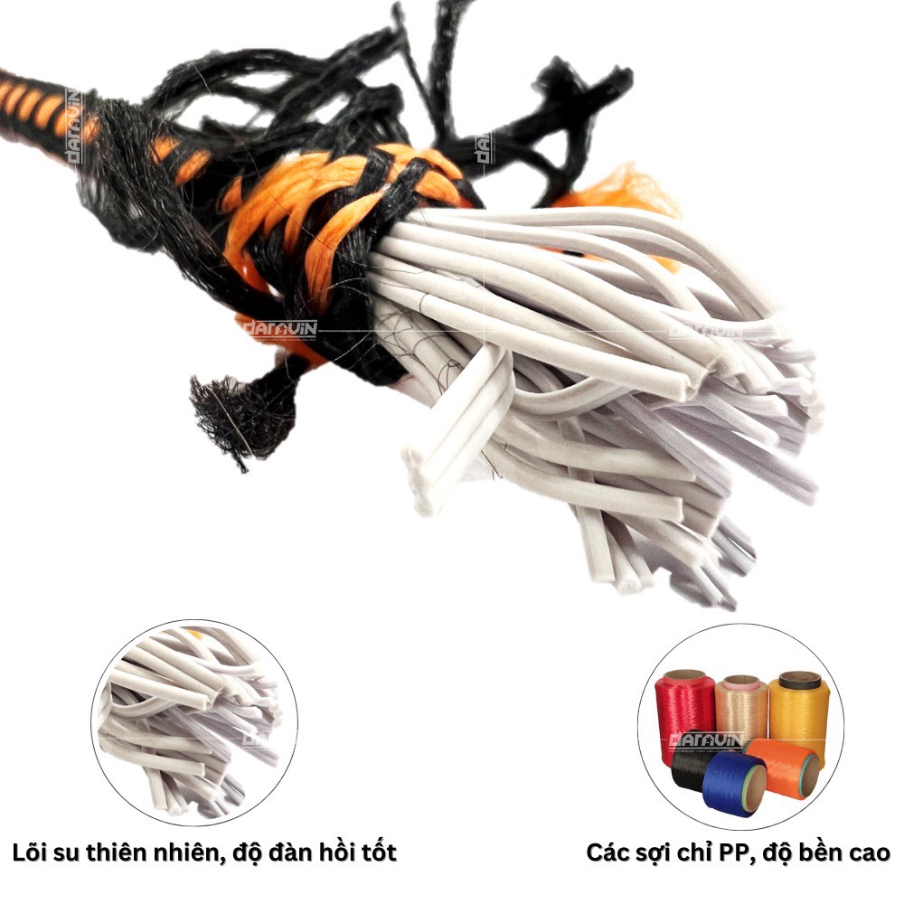 Lưới Thun Ràng Hàng DARAVIN Cho Xe Máy Phản Quang 100% Sợi Polyester Bền Bỉ 40x40CM