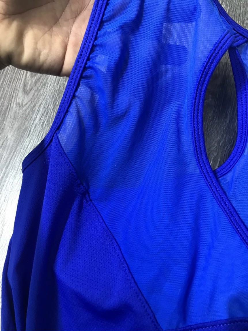 Áo thun tank phối lưới nữ phối với áo bra, áo croptop tập gym,yoga, nhảy, đi chơi