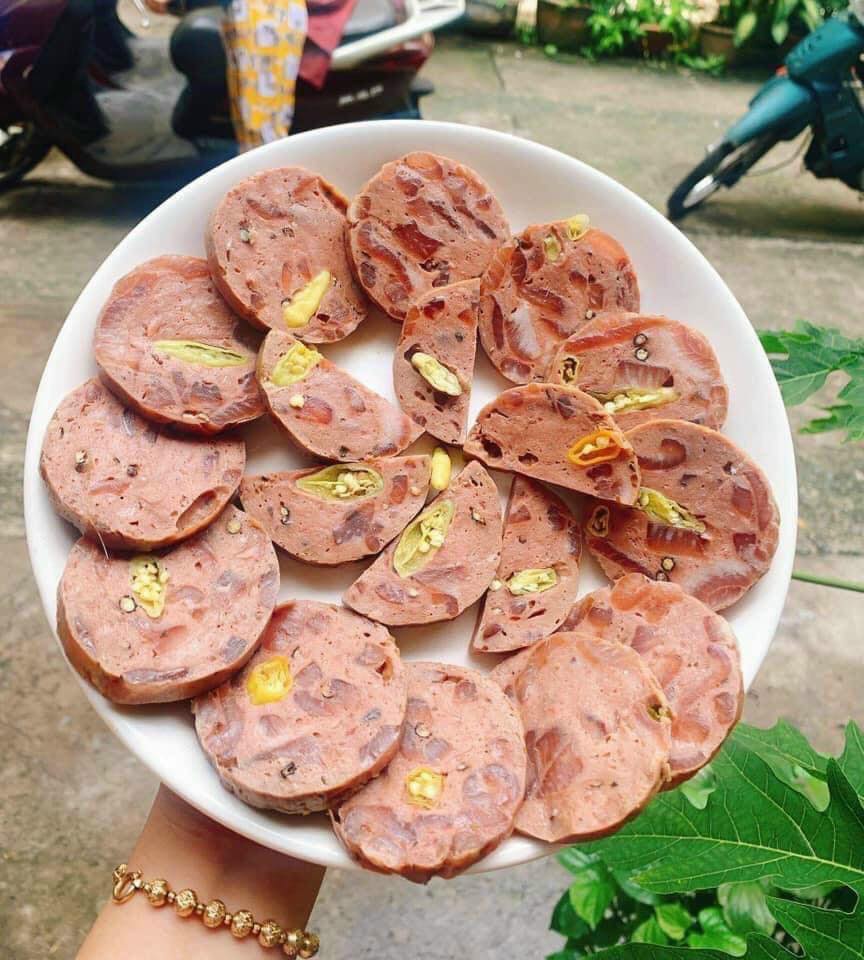 CHẢ DA BÒ ỚT XIÊM XANH 500G