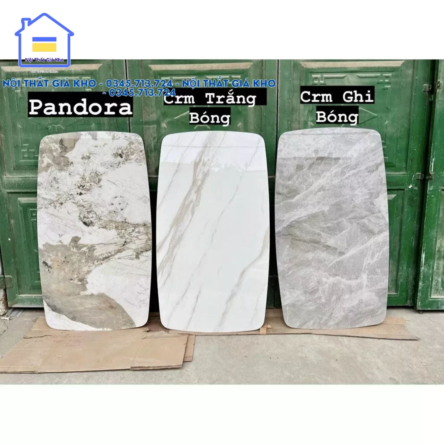 Bàn ăn chân côn mặt đá ceramic