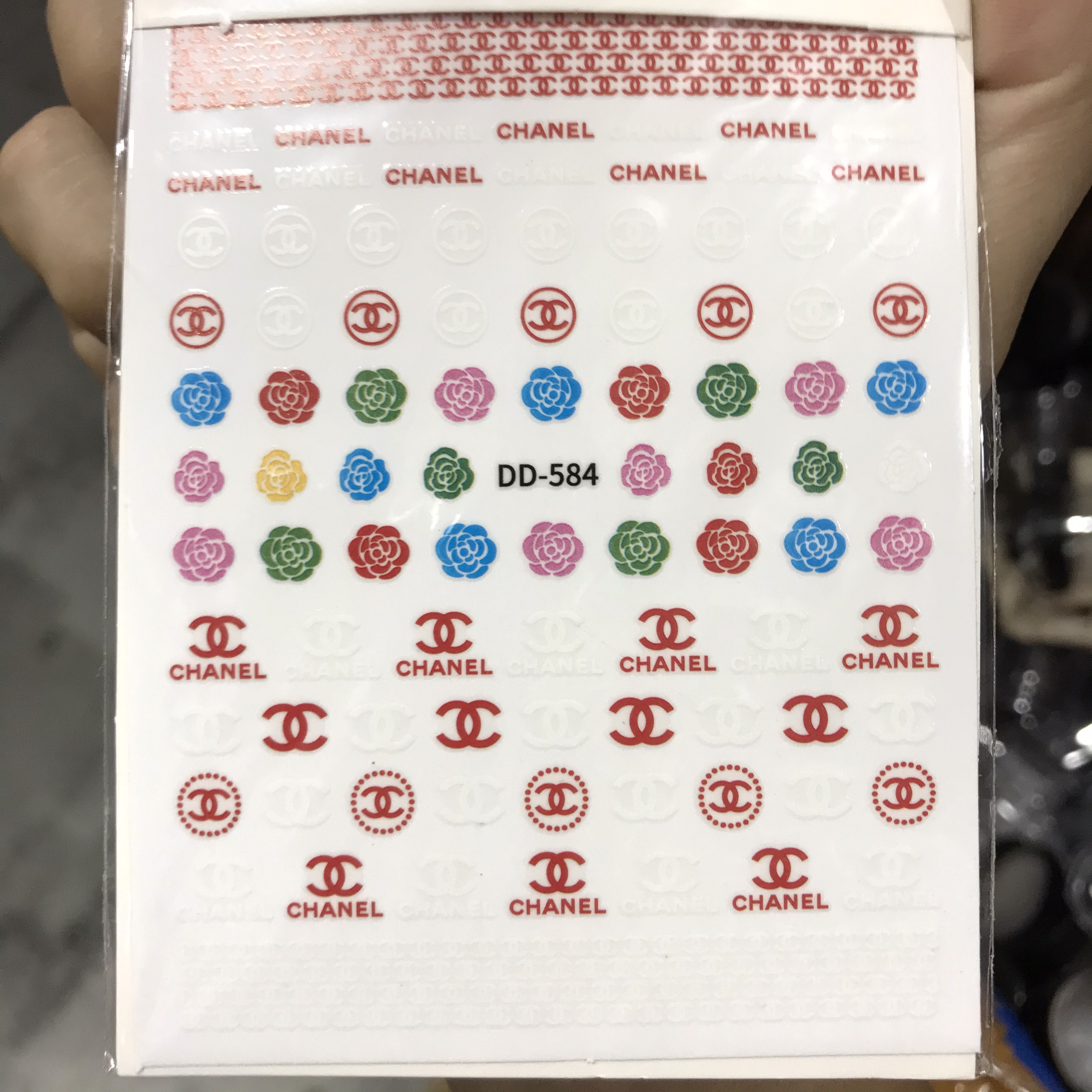 Sticker dán móng tay nail thương hiệu siêu đẹp - sinailmi