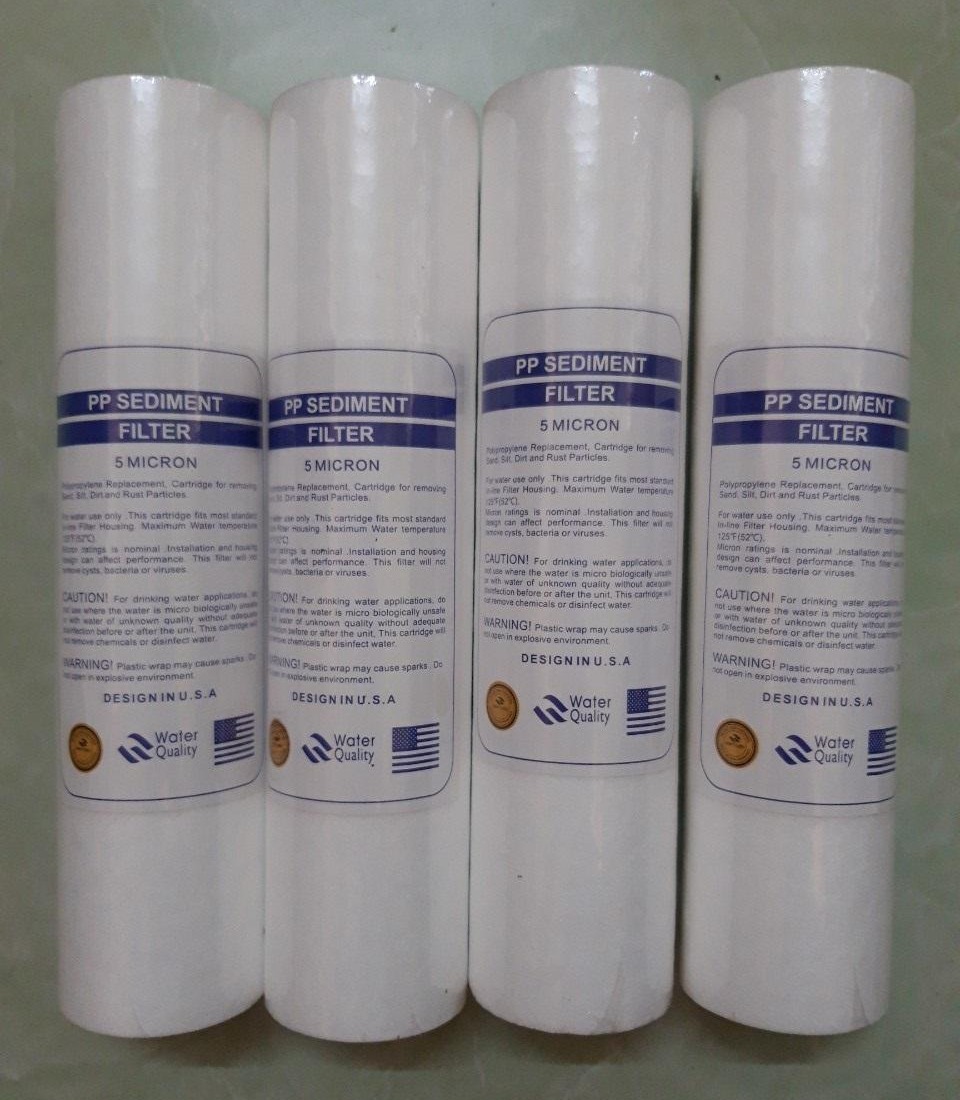 Combo 5 lõi lọc thô 10inch (lõi nesca)