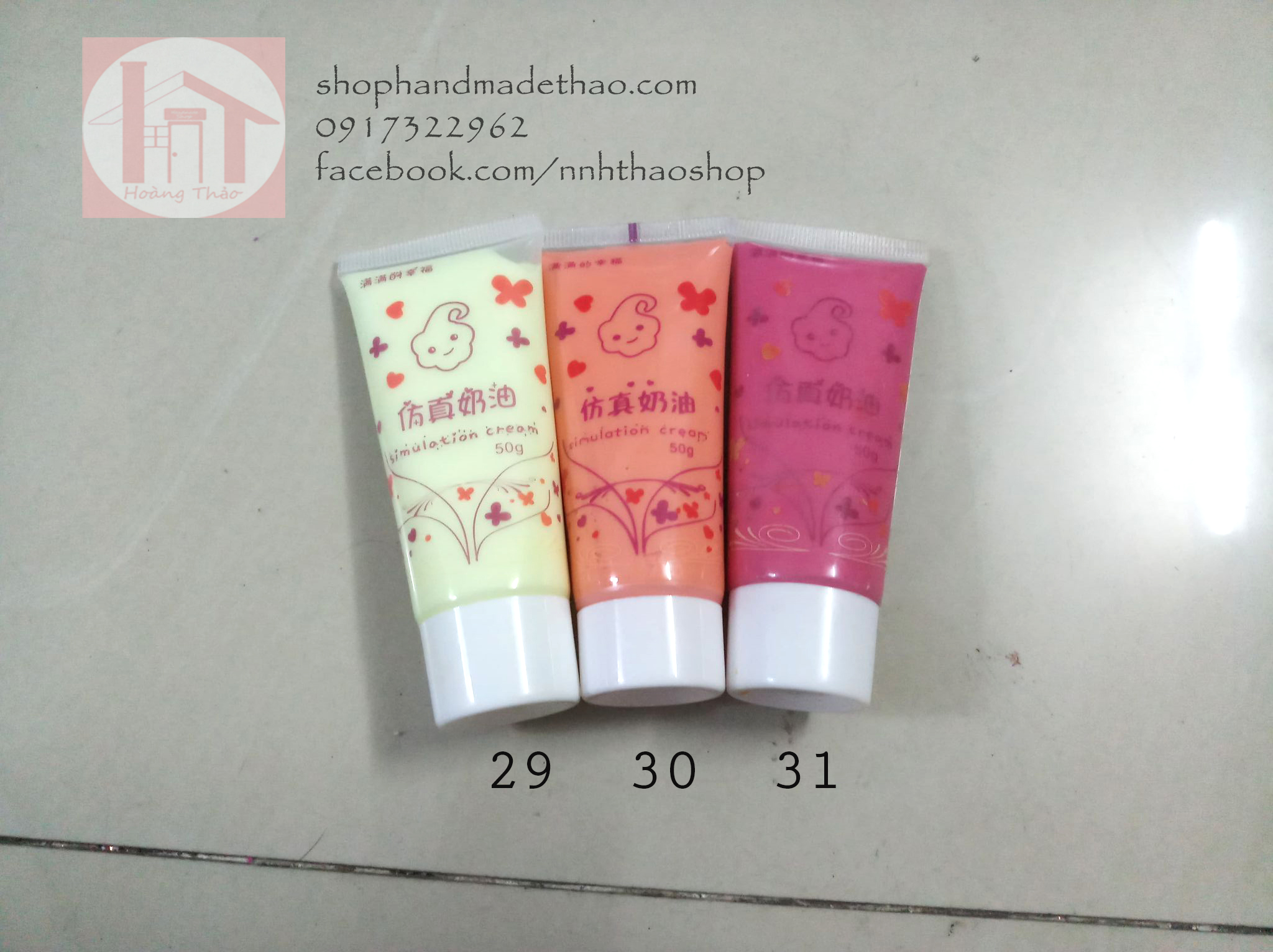 Đất Sét Lỏng / Keo Kem Trang Trí Ốp Điện Thoại 50Ml