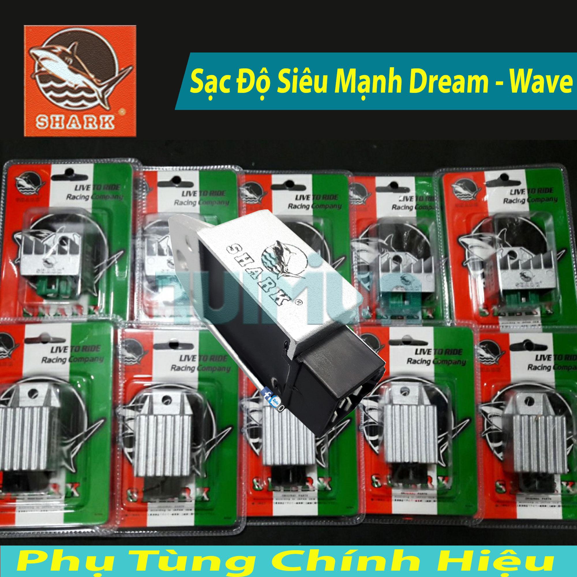 Sạc Độ Gấp 2 Lần Sạc Zin Wave 100cc, Dream SHARK Malaysia