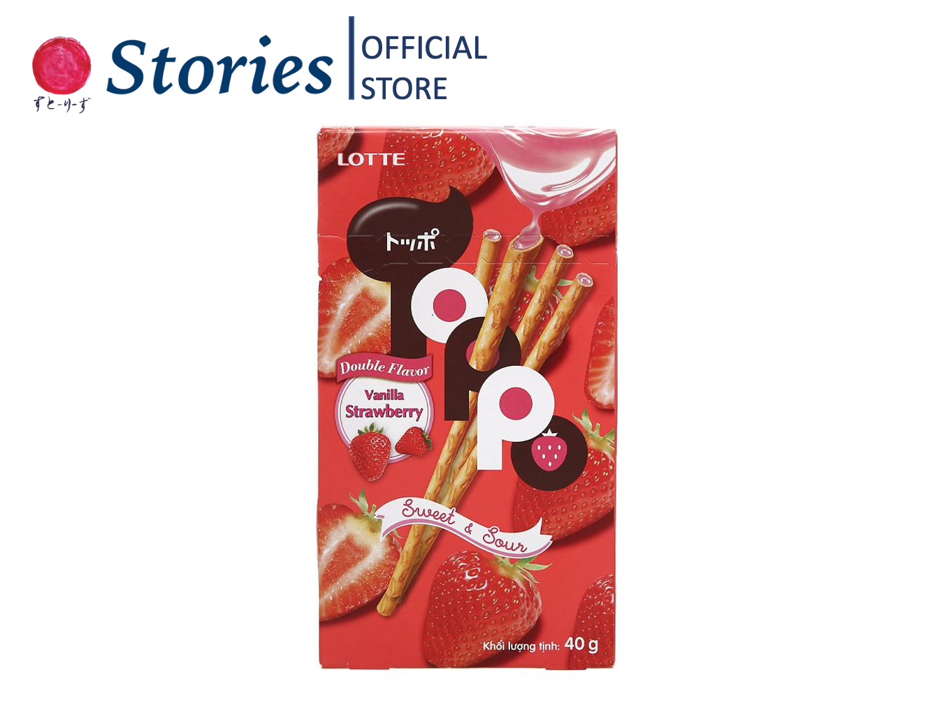 Bánh que Toppo nhân socola hương ca cao 40g