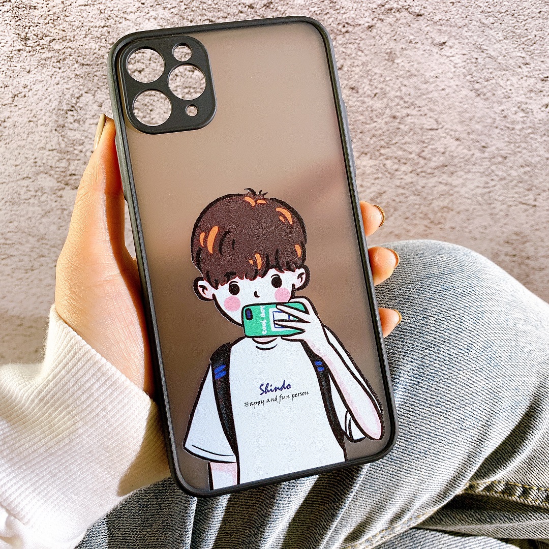 Ốp Lưng Nhám Chống Sock, Va Đập Bảo Vệ Camera Couple Cool