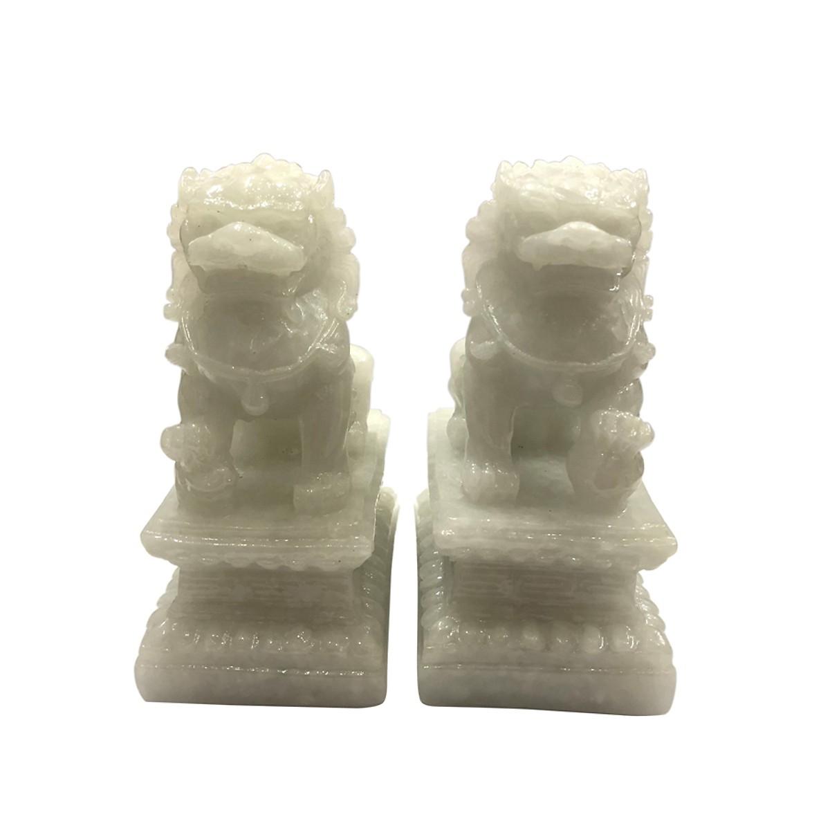 [FreeshipMAX] Cặp tượng đá trang trí kỳ lân - đá non nước