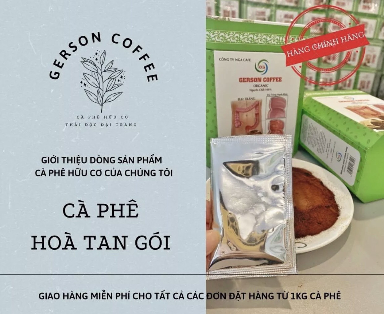 CAFE HÒA TAN TIỆN LỢI THẢI ĐỘC ĐẠI TRÀNG
