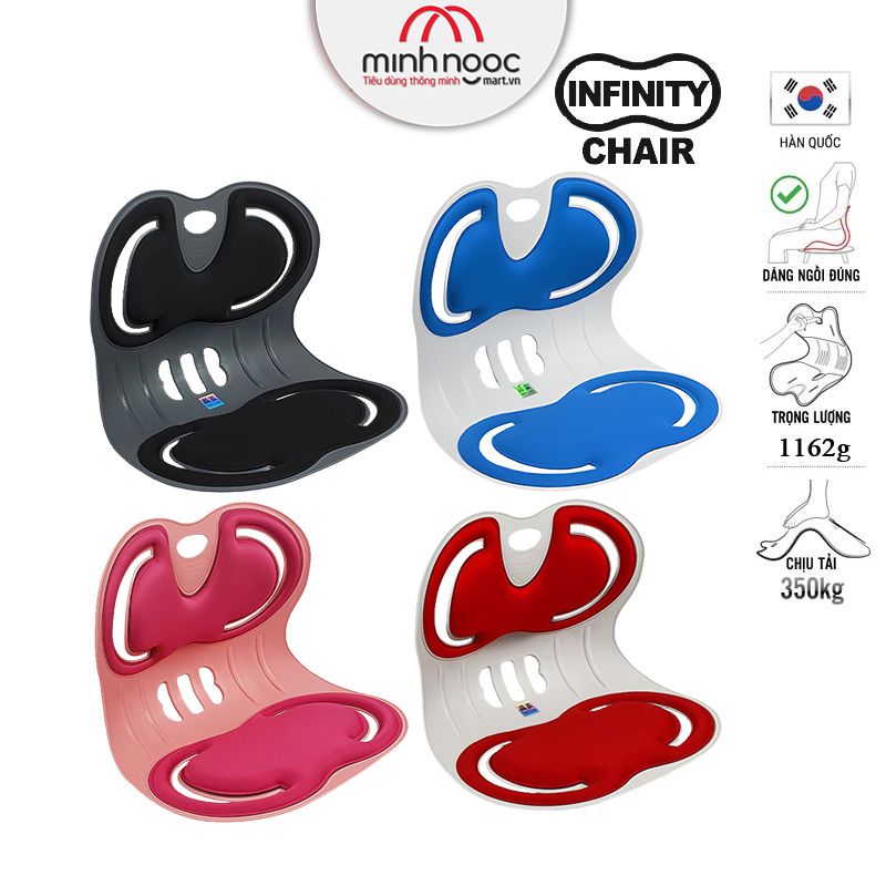 [Hàng chính hãng] Ghế chỉnh dáng ngồi đúng Infinity Pit Chair - Hàn Quốc. Ghế rộng phù hợp Nam, Nữ cân nặng từ 45 - 75kg. Sản phẩm nhiều màu, nhiều lựa chọn Combo cho gia đình.