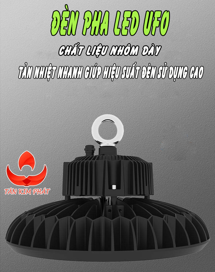 [Hàng Mới] Đèn Pha Led UFO 100W/150W/200W Đèn Pha Trần