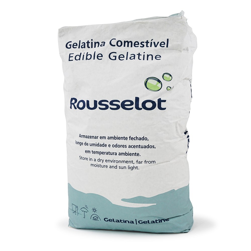 Bột gelatin Rousselot Pháp bịch 1kg - A250 Bloom - gelatin làm bánh