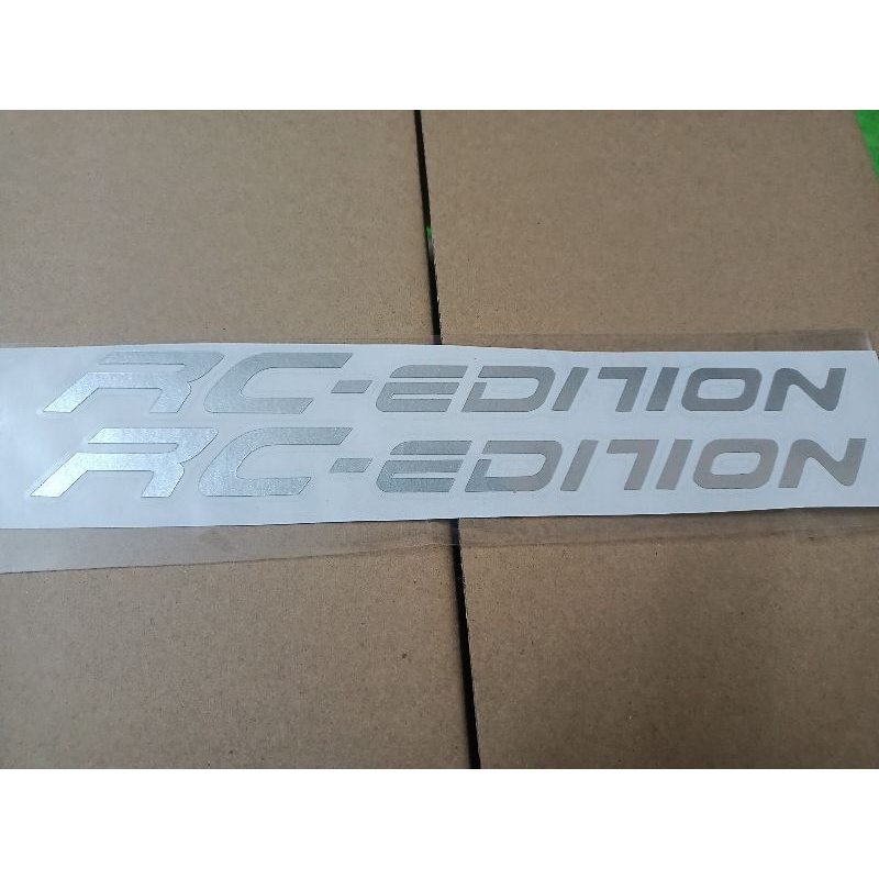 Bộ tem dán phuộc RC màu bạc new hàng nhập Thái Lan