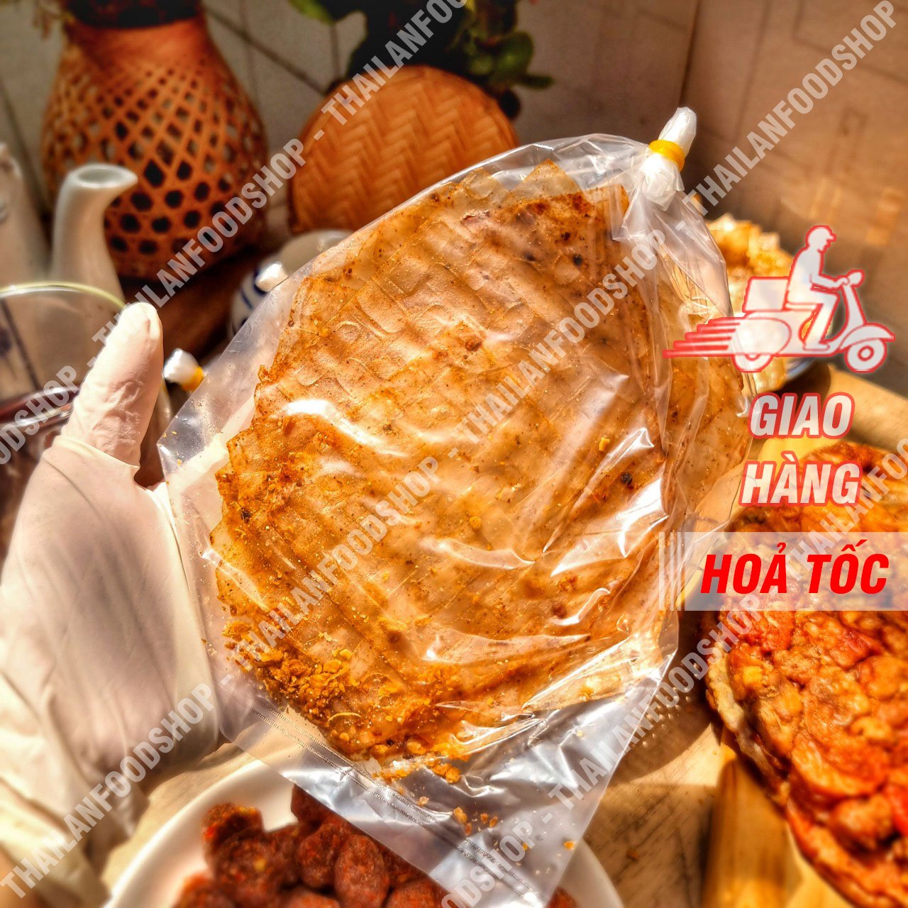 Bánh Tráng Muối Tỏi Siêu Ngon