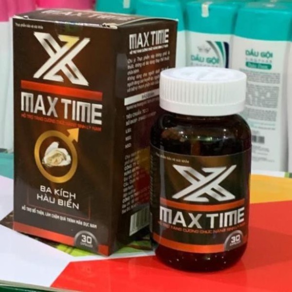 Max Time Ba kích, Hàu biển Hỗ trợ tăng cường chức năng sinh lý nam (hiệu quả) nhập khẩu