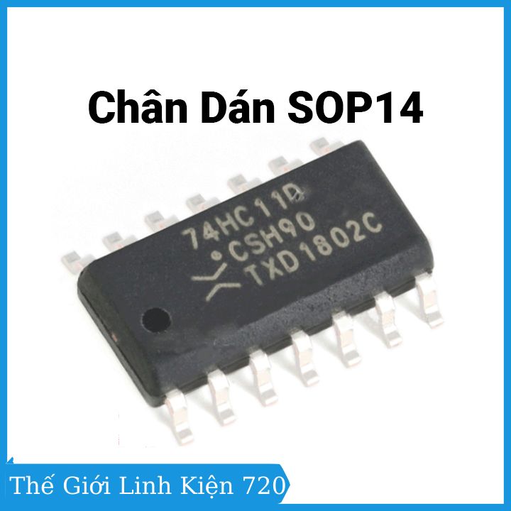 74hc11 sop14 / dip14 triple 3-input and gate
