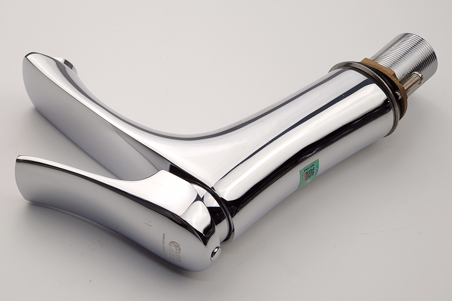 (Có Video) Vòi lavabo nóng lạnh Đồng mạ Chrome Eurolife EL-ROS 02 (Trắng bạc)