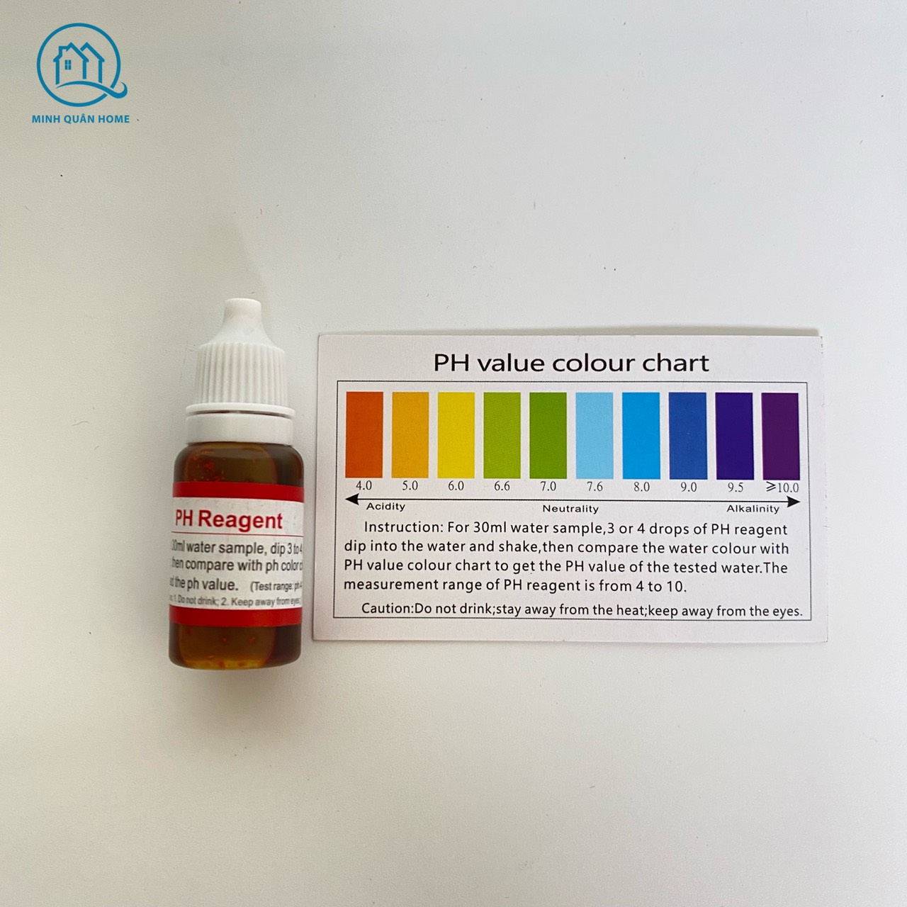 Dung dịch đo độ pH trong nước, chai 10ml hoặc 50ml